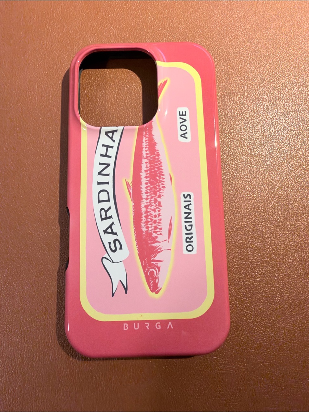 Burga Pink 'Sardinha' iPhone 16 Pro Case